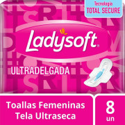 Toalla Higiénica Día Ultradelgada Tela Malla 8  Unidades