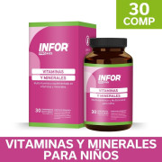 Infortin Vitaminas 500 mcg - Pediatrico 30 Comprimidos masticables