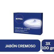 Jabon Barra Creme Care 3X100 Gr