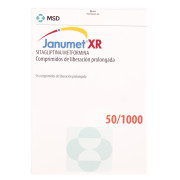 Janumet XR 50 mg/1000 mg x 56 Comprimidos de Liberación Prolongada