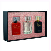 Essence Eau De Parfum Rouge 30 mL + Rose 30 mL + Noir 30 mL