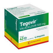 Tegovir Valaciclovir 500 mg 42 Comprimidos Recubiertos