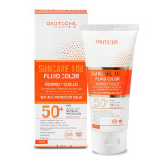 100 Fluid Color Protector Solar Fps50+ Rostro y Cuello 60 ml