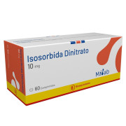 Isosorbide Dinitrato 10 mg 60 Comprimidos