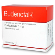 Budenofalk Budesonida 3 mg 100 Cápsulas