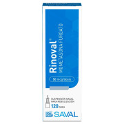 Rinoval Mometasona 50 mcg / Dosis Suspensión Nasal para Nebulización 120 Dosis