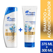 Pack Shampoo 375 mL + Acondicionador 300 mL Crece Fuerte desde La Raíz Control Caspa