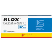 Blox Candesartan 32 mg 30 Comprimidos Ranurado