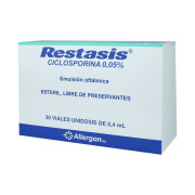 Restasis Emulsión Oftálmica Ciclosporina 0,05% 30 Ampollas
