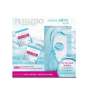 Tripack Hidrashock Plus Crema Día 50 grs + Gel Noche 50 grs + Mascarilla Tela