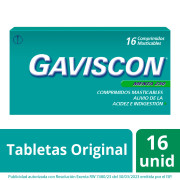Gaviscon Antiácido y Reflujo Original 16 Comprimidos Masticables