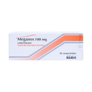Meganox Lamotrigina 100 mg 30 Comprimidos Disprsables Masticables
