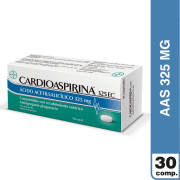 Cardioaspirina 325 EC Acido Acetilsalicilico 325 mg 30 Comprimidos