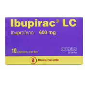 Ibupirac LC Ibuprofeno 600 mg 10 Capsulas Blandas