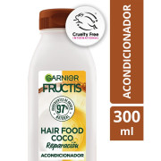 Garnier Hair Food Acondicionador Coco Reparación Cabello Dañado 300 mL