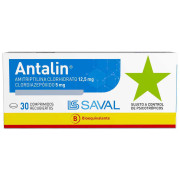 Antalin Clordiazepoxido 5 mg 30 Comprimidos