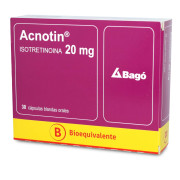 Acnotin (B) Isotretinoina 20mg 30 Cápsulas Blandas