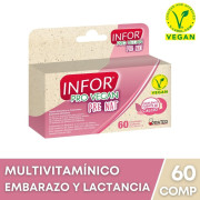 Infor Pro Vegan Pre Nat Vitaminas 60 Comprimidos