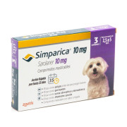 Simparica Saronaler 10 mg (2,5 a 5 kg) 3 Comprimidos Masticables