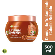 Mascarilla Nutritiva Alisado Aceite de Coco/Manteca Cacao 300 mL