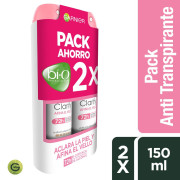 Desodorante Pack 2X Clarify Afina Spray Mujer