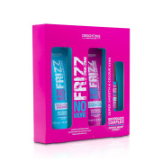 Estuche Shampoo Frizz No More 250 mL + Acondicionador 250 mL + Serum 50 mL