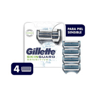 Skinguard Sensitive Repuesto Para Maquina de Afeitar x4