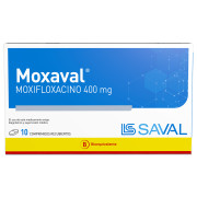 Moxaval Moxifloxacino 400 mg 10 Comprimidos Recubierto