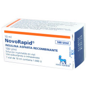 Novorapid Insulina Aspartica Soluble 100 UI 1 Ampolla