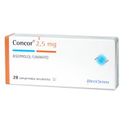 Concor Bisoprolol 2,5 mg 28 Comprimidos Recubiertos