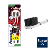 Carbón y Plata Suave Cepillo Dental