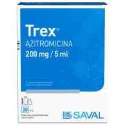 Trex Azitromicina 200 mg Suspensión 30 mL