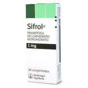 Sifrol Pramipexol 1 mg 30 Comprimidos