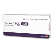 Betaloc Zok Metoprolol Succinato 95 mg 30 Comprimidos