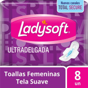 Toalla Higiénica Día Ultradelgada Tela Suave 8 Unidades