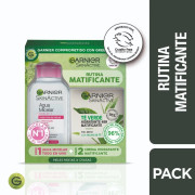 Crema Te Verde Hidratante Matificante 50 mL + Agua Micelar 100 mL