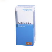 Azitromicina 200 mg / 5 mL Suspensión Oral 15 mL