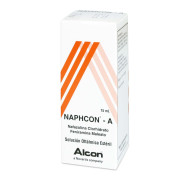 Naphcon-A Nafazolina 25 mg Solución Oftálmica 15 mL
