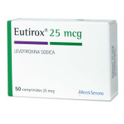 Eutirox 25 Levotiroxina 25 mcg 50 Comprimidos