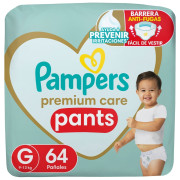 Pants Premium Care Pañales Desechables G 64 Unidades
