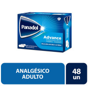 Panadol Advance (R) Paracetamol 500mg 48 Comprimidos Recubiertos
