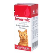 Invermic Gatos Levamisol 2% Gotas 10 mL