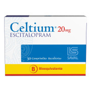 Celtium Escitalopram 20 mg 30 Comprimidos Recubierto