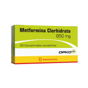Metformina 850 mg 30 Comprimidos