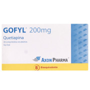 Gofyl (B) Quetiapina 200mg 30 Comprimidos Recubiertos