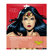 Mascarilla Facial Tela Aloe Vera+Ácido Hialurónico Wonder Woman Todo Tipo de Piel X1