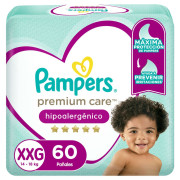 Pañales Pampers Premium Care Talla XXG 60 Unidades