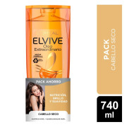 Pack îleo Extraordinario Cabello Seco Shampoo 370 ml + Acondicionador 370 ml