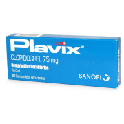 Plavix Clopidogrel 75 mg 28 Comprimidos Recubierto