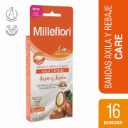 Care Bandas Depilatorias Axila y Rebaje Argán y Jojoba Piel Sensible X16